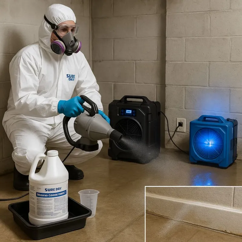 Sanitization and Odor Removal process in Evansville, IN