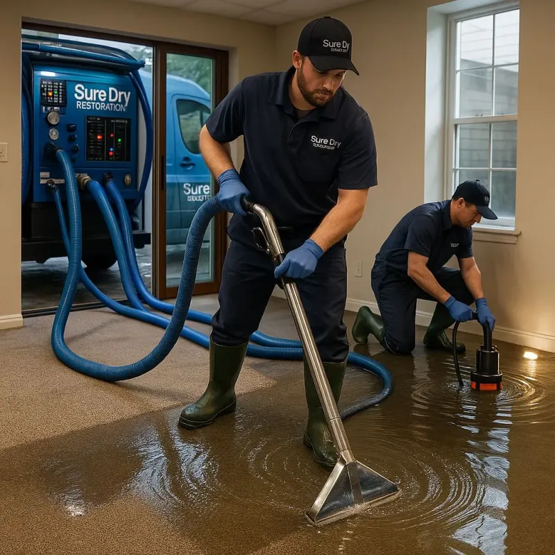 Water Extraction and Removal process in Evansville, IN